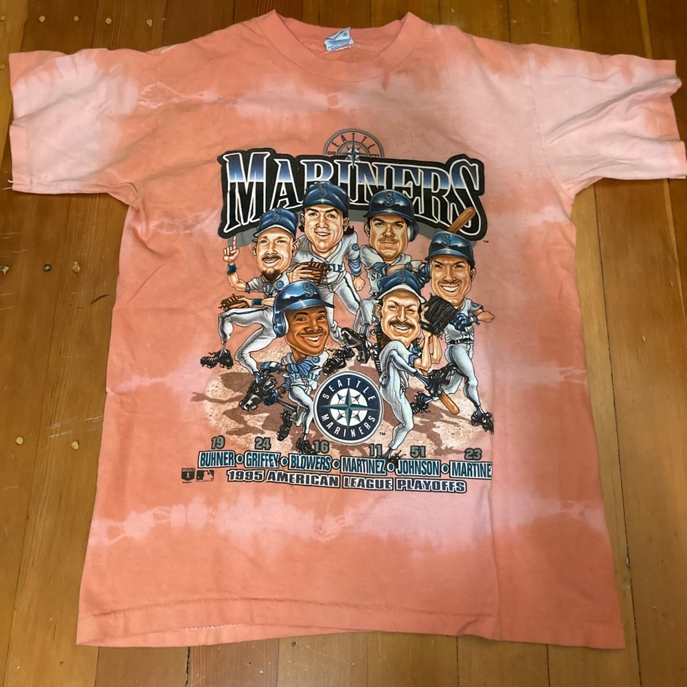 Vintage Mariners Tye dye shirt - Picture 1 of 2